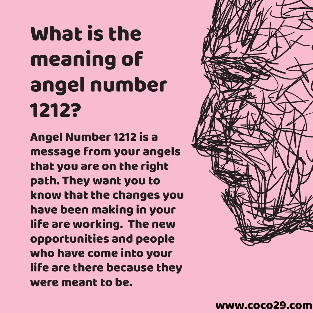what is the meaning of angel number 1212