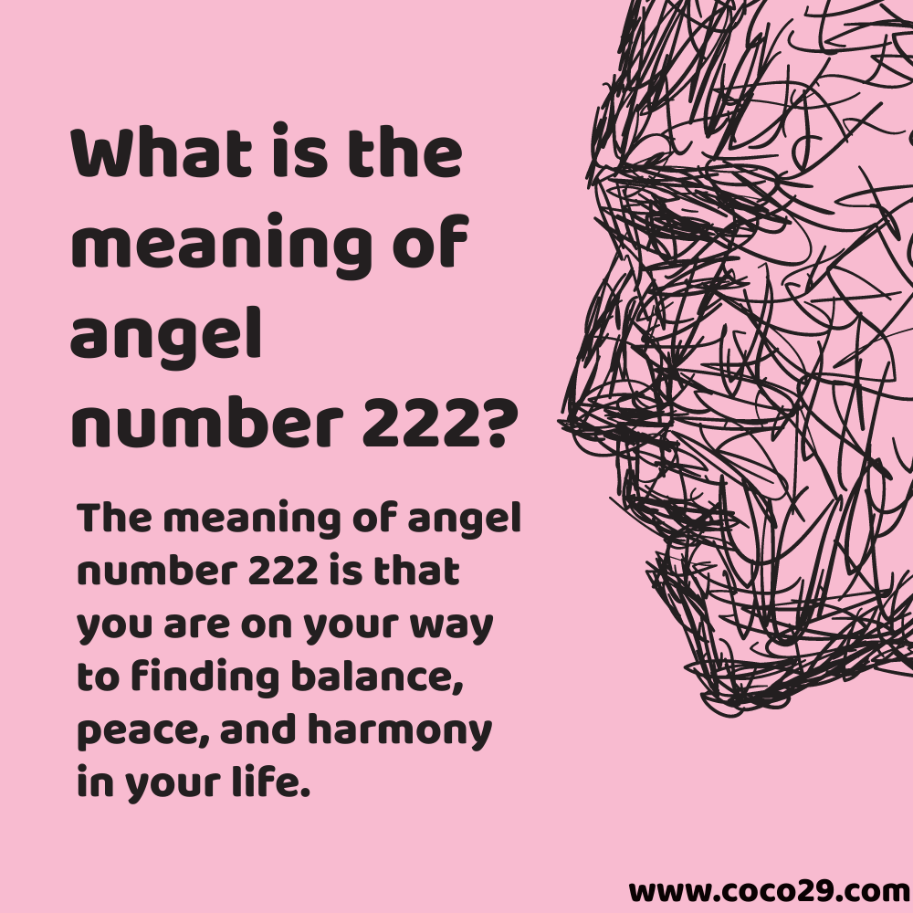 what is the meaning of angel number 222