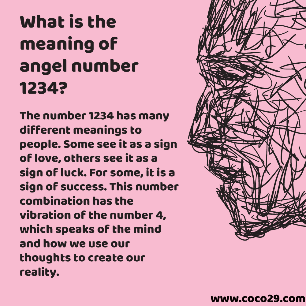 what is the meaning of angel number 1234