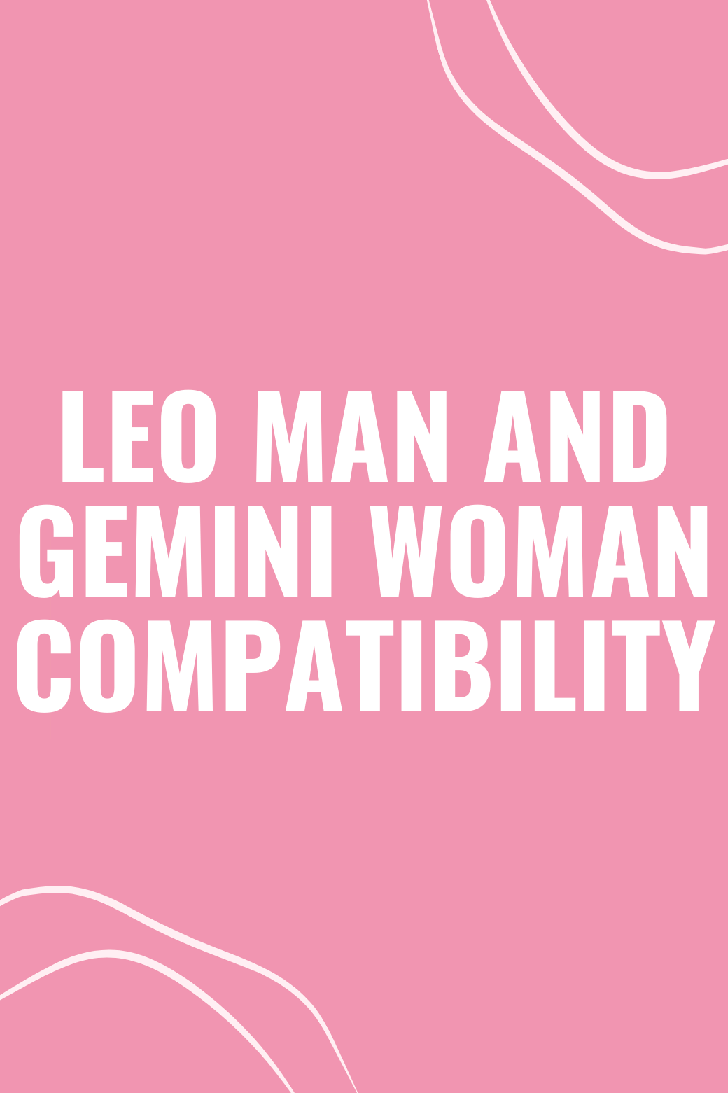 Leo Man and Gemini Woman Compatibility